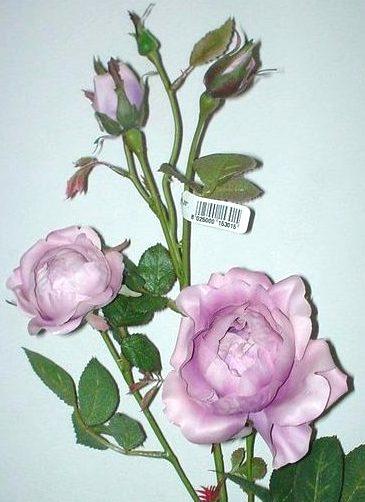 Rosa paul x 4 Artificiale in poliestere - Sconti per Fioristi e Aziende .