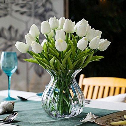 Tulipano Olandese Artificiale H 40 in poliestere - Sconti per Fioristi e Aziende .