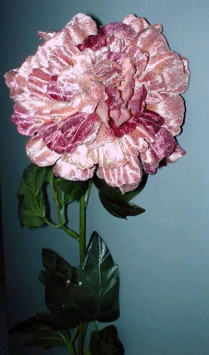 Zinnia velluto H 100 Rosa - Sconti per Fioristi e Aziende . -Artificiale