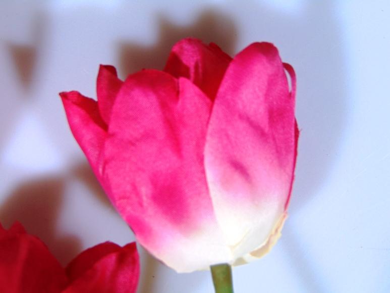 Tulipano Olandese Artificiale H 40 in poliestere - Sconti per Fioristi e Aziende .