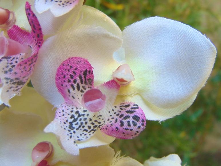 Orchidea artificiale x 2 H 56 - Sconti per Fioristi e Aziende .