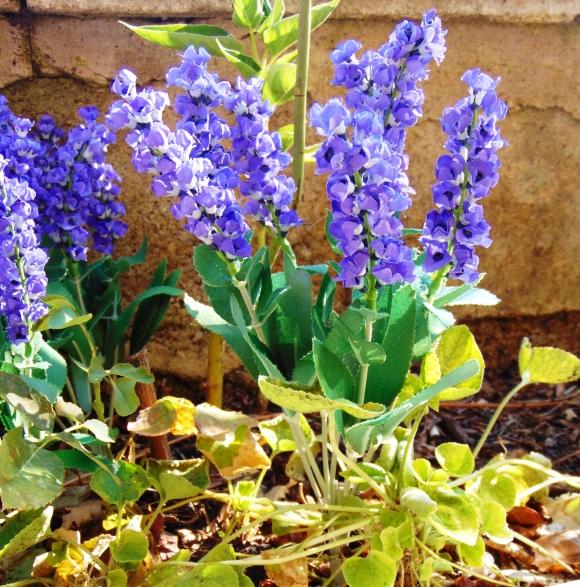 Lavanda Bush x 7 in poliester - Sconti per Fioristi e Aziende - Artificiale