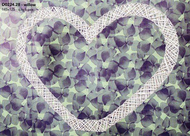 Cornice Cuore cm. 145 x 125  - Sconti per Fioristi e Aziende - in vimini intrecciato