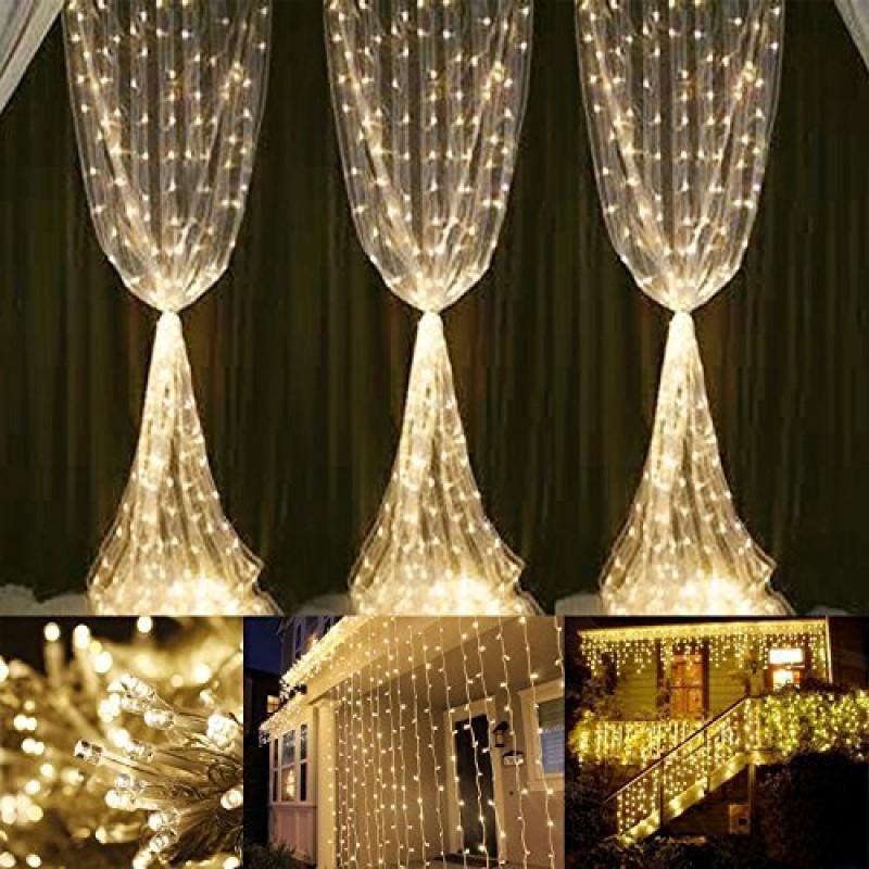 Cascata 880 Led da mt 3   - Sconti per Fioristi e Aziende - Int/Est. luce calda e fredda