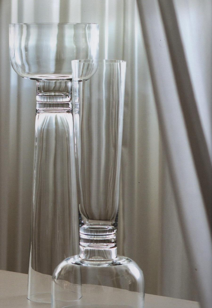 Vaso a Cono con Coppa  H 72 dm. 28 - Sconti per Fioristi e Aziende