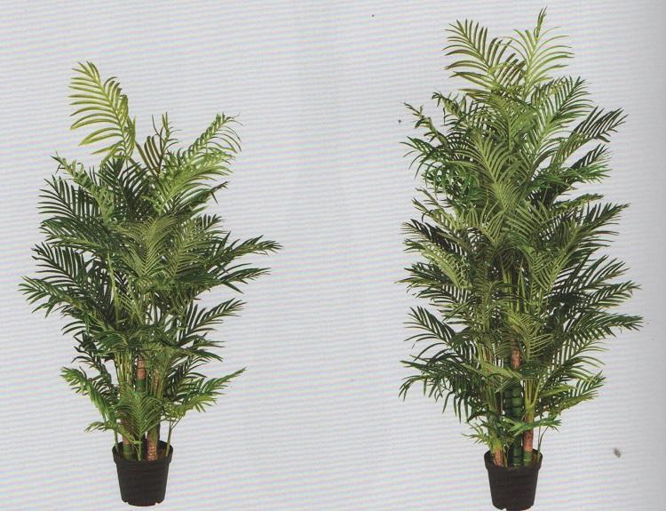 Areca Palm H 220 in vaso - Sconti per Fioristi e Aziende . - Artificiale con 3976 foglie