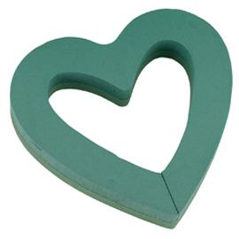 Cuore spugna Aperto x 2 Pz - Sconti per Fioristi e Aziende - Ydro da cm. 25-30-36-45