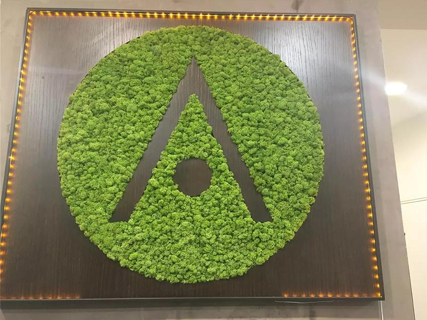 Pannello Moss in Head Work - Soluzione personalizzabile - per eventi e interior designer