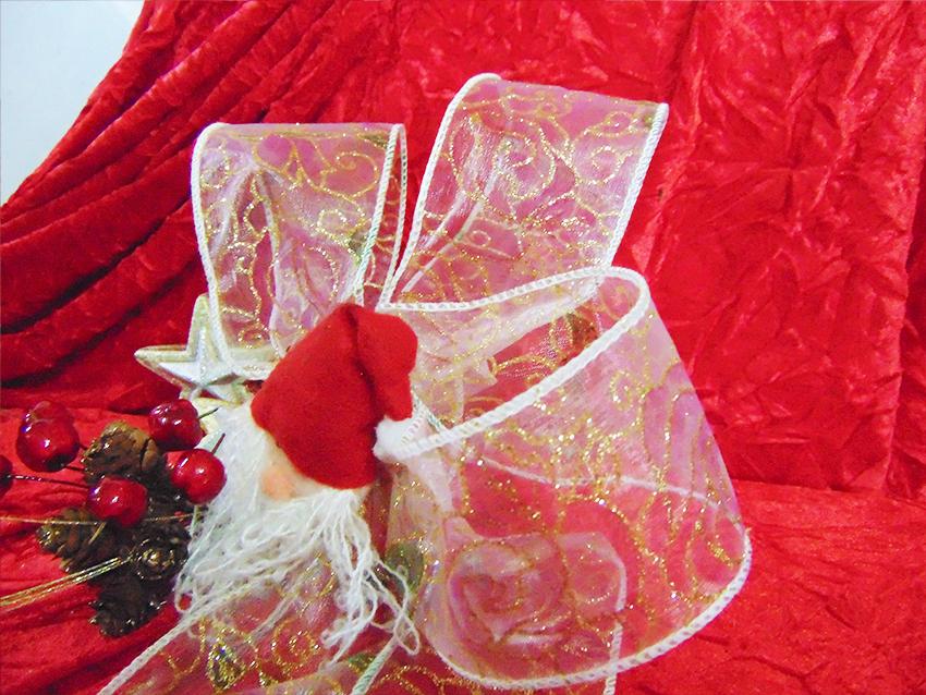 Nastro Organza glitter oro  - Sconti per Fioristi e Aziende - Rotolo H 60 da 25 Yds