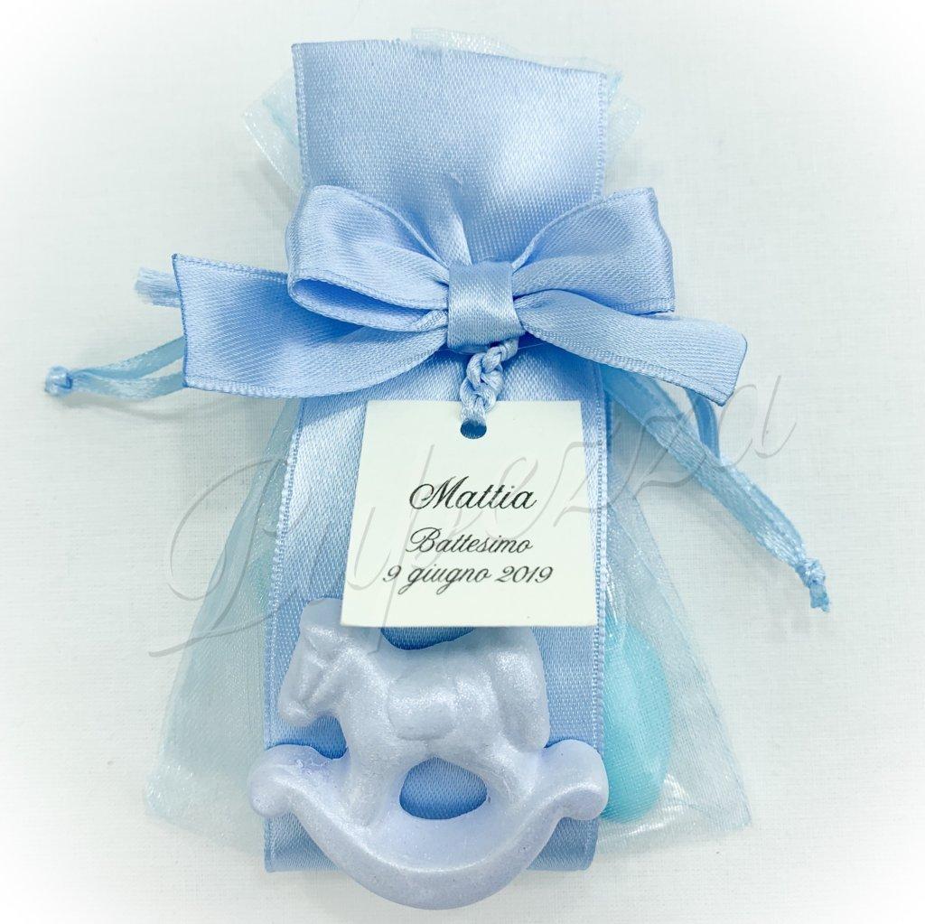 Sacchetto Portaconfetti cm. 7,5 x 10 in Organza con tirante - Sconti per Fioristi e Aziende