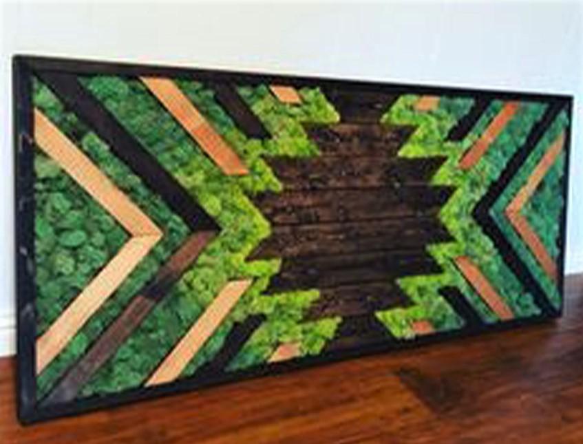 Pannello Moss in Head Work - Soluzione personalizzabile - per eventi e interior designer