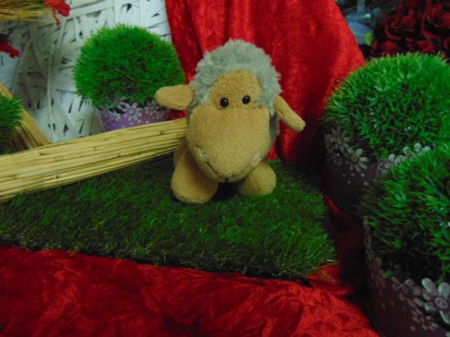 Pecorella Grigia H 15  Peluches Bouclè - Sconti per Fioristi e Aziende .