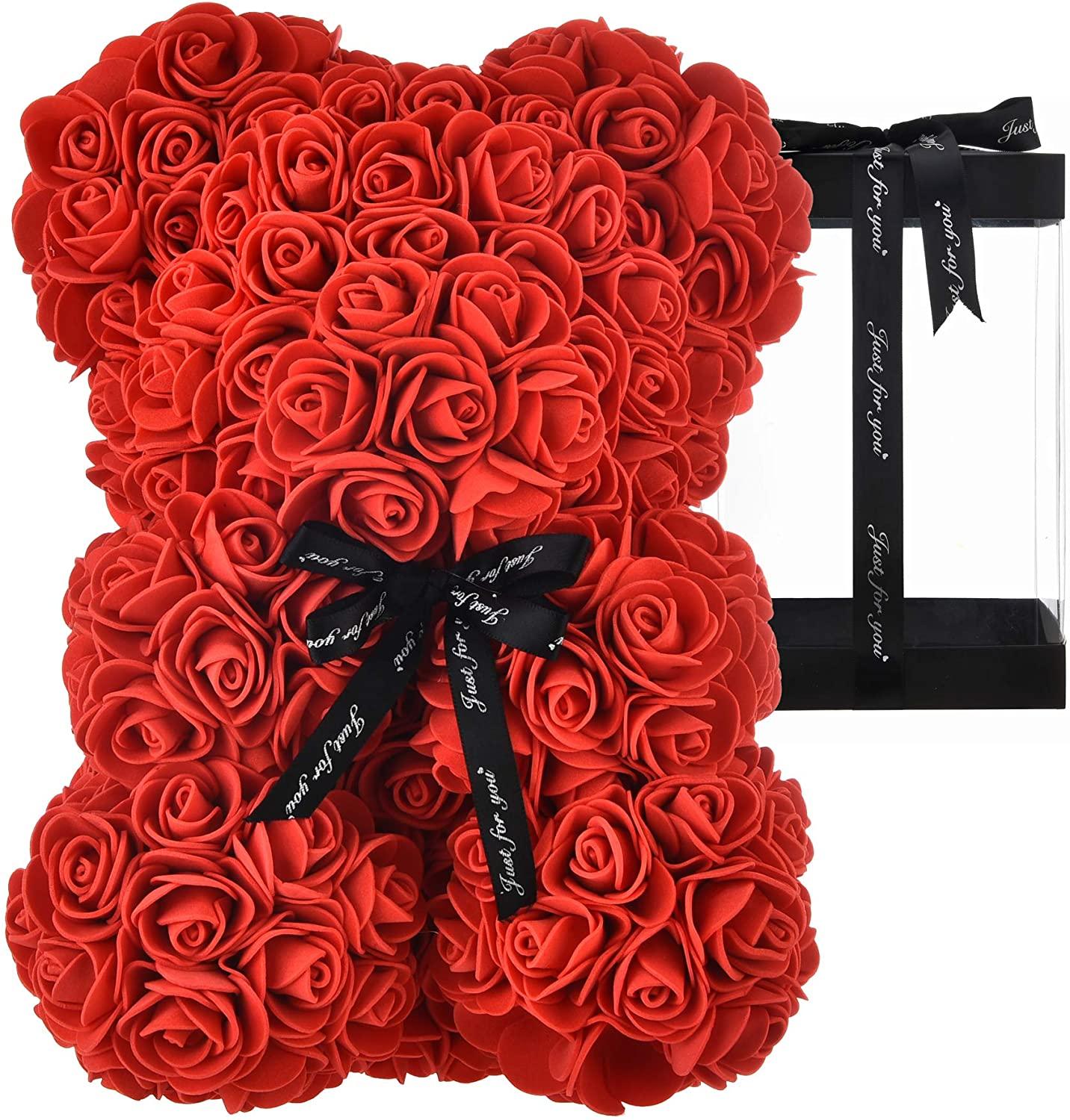 Teddy Bear Rose H 25 dm.14  - Sconti per Fioristi e Aziende - in box PVC