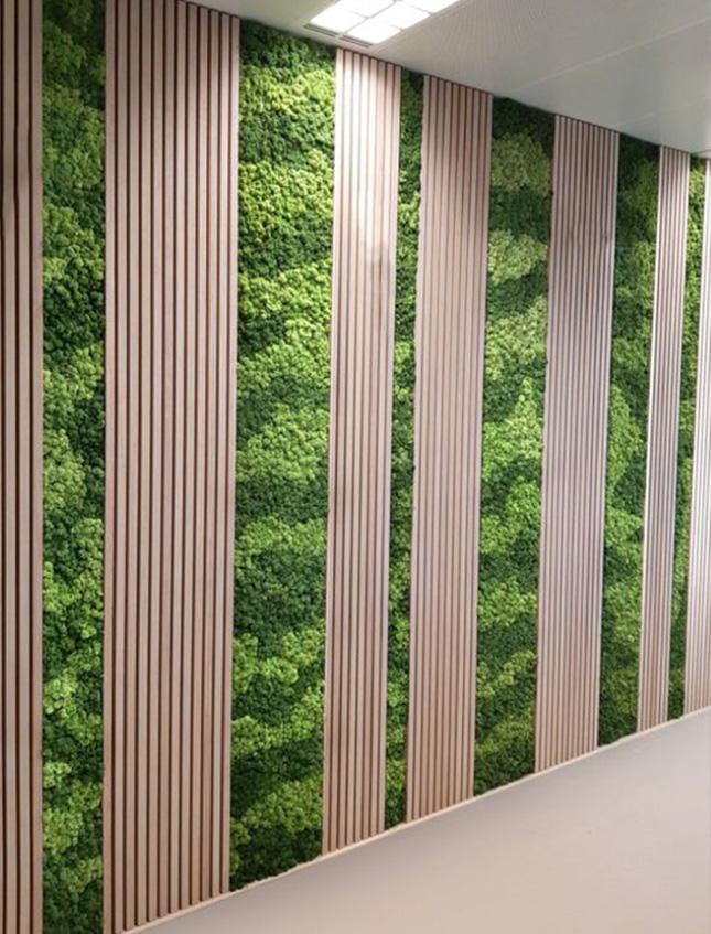 Pannello Moss in Head Work - Soluzione personalizzabile - per eventi e interior designer