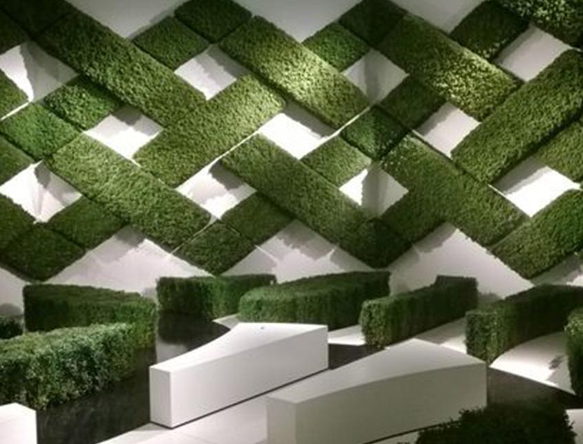 Pannello Moss in Head Work - Soluzione personalizzabile - per eventi e interior designer