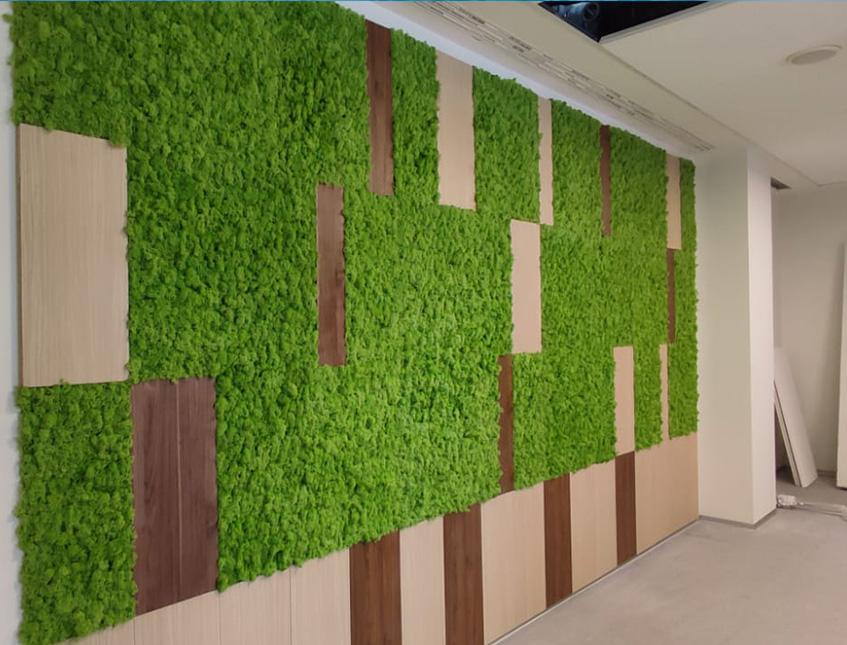 Pannello Moss in Head Work - Soluzione personalizzabile - per eventi e interior designer