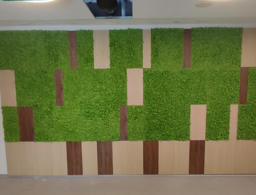 Pannello Moss in Head Work - Soluzione personalizzabile - per eventi e interior designer