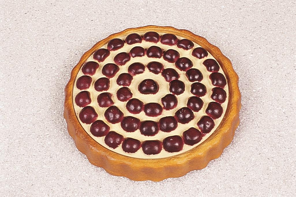 Torta di ciliegie artificiale in plastica - Sconti per Fioristi e Aziende . - ø 23 cm