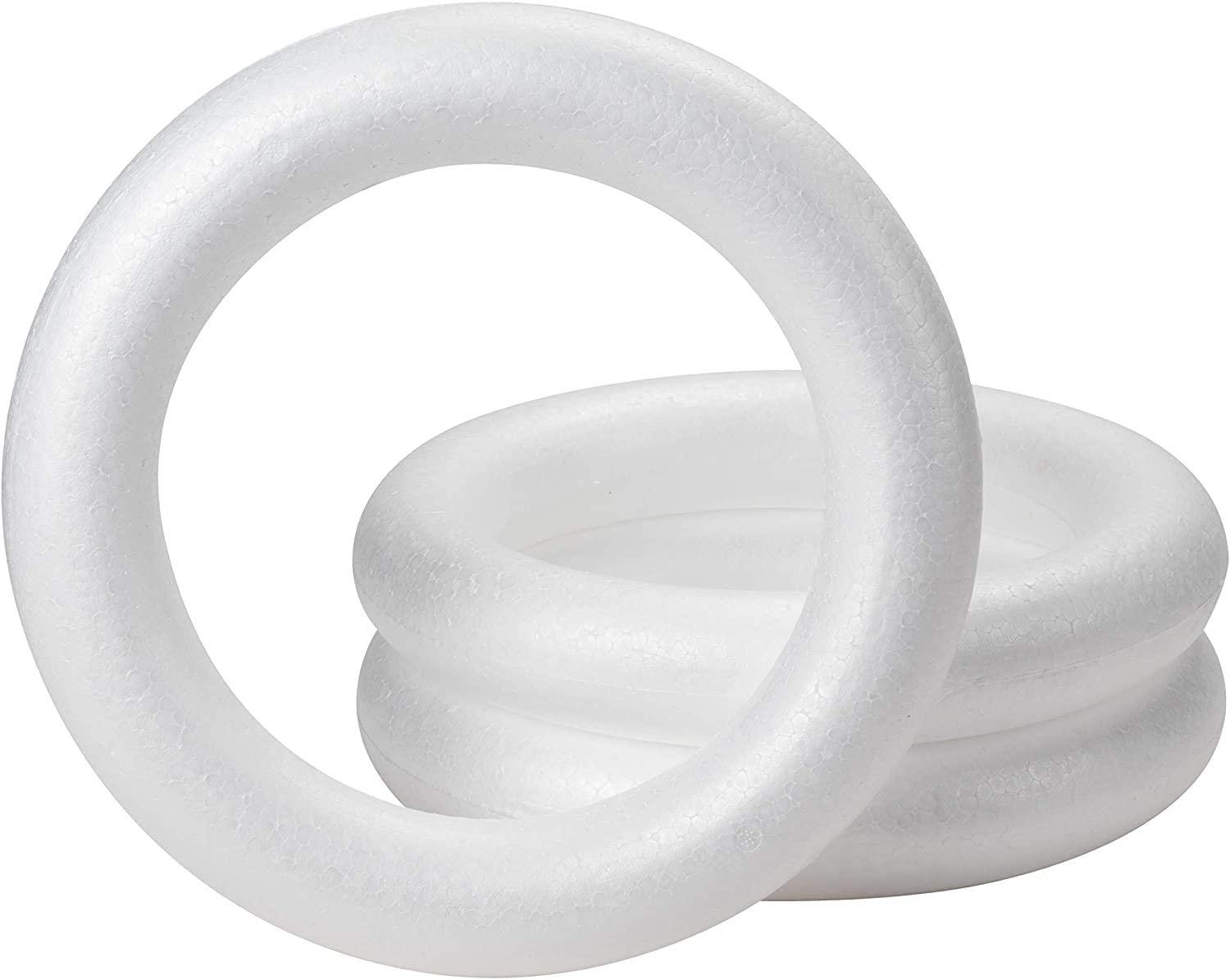 Coroncina polistirolo Ø 30 cm. a base piatta Sconti per Fioristio, Wedding e Aziende