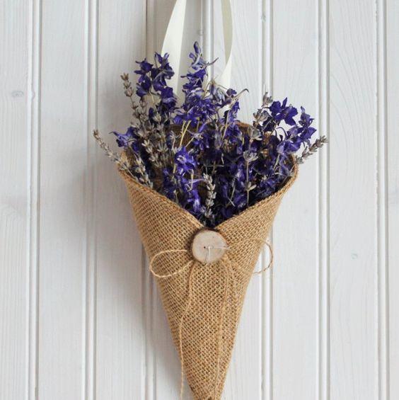 Lavanda naturale profumata Mazzo gr. 40- Sconti per Fioristi e Aziende . -  H 30