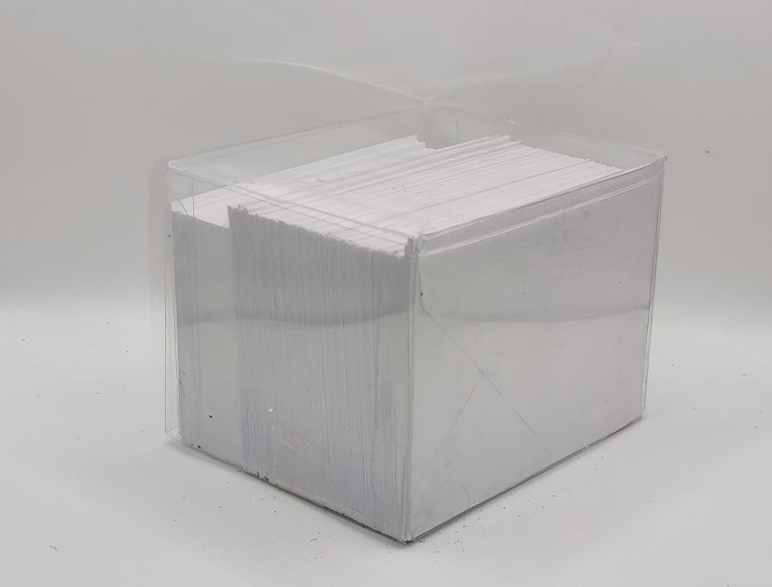 Bigliettini bianchi con busta - Sconti per Fioristi e Aziende - Box 100 biglietti+100 buste