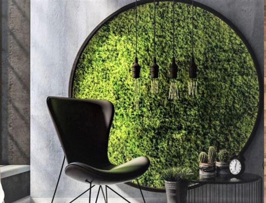 Pannello Moss in Head Work - Soluzione personalizzabile - per eventi e interior designer