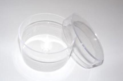 Scatolina rotonda in plastica per bomboniera dm. 85 mm Sconti per Fioristi,  Wedding e Aziende - San Michele di Ganzaria (Catania)