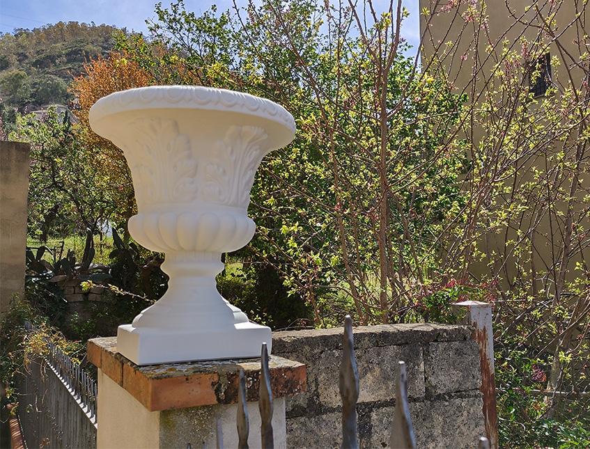 Coppa Romana H 70 cm. - Sconti per Fioristi e Aziende . - in Plastica