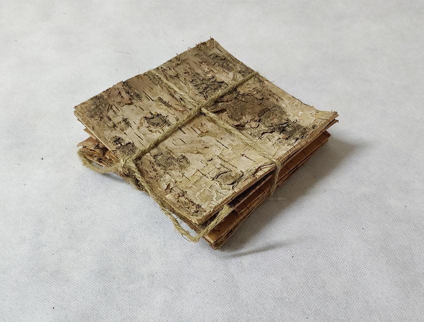 Corteccia di betulla naturale cm.15x15 Conf. 10 fogli Sconti per Fioristi, Wedding e Aziende .
