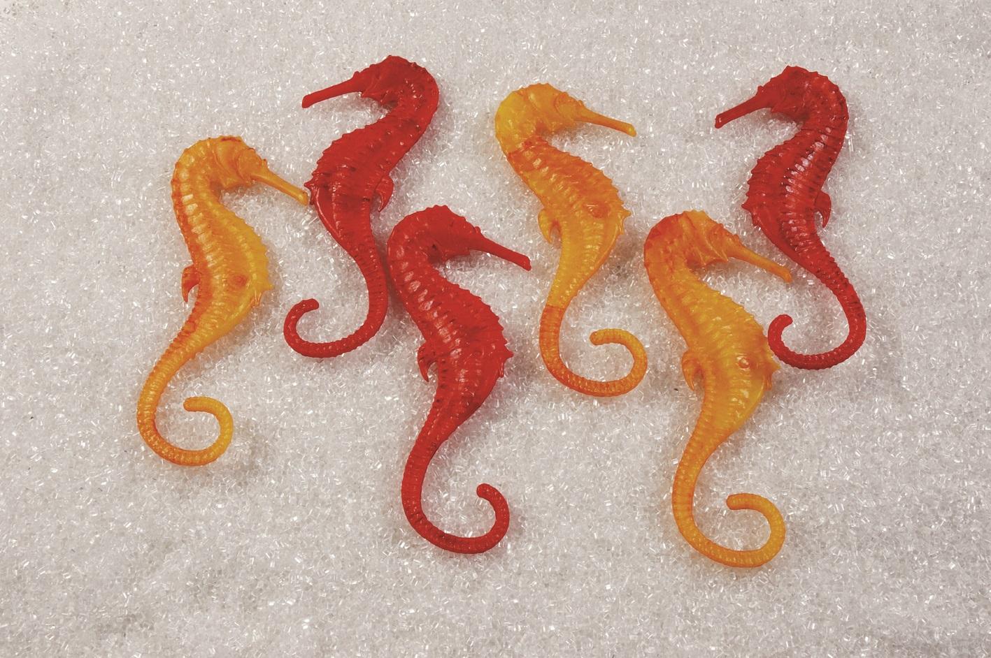 Cavalluccio marino artificiale x 6 pezzi in plastica Sconti per Fioristi, Wedding e Aziende .
