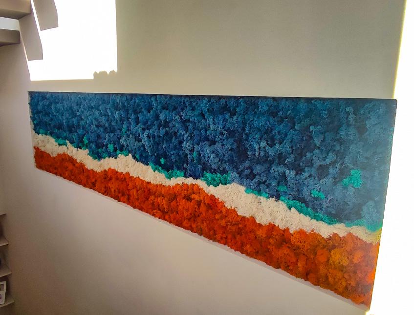 Pannello Moss in Flat Work  - Soluzione personalizzabile per eventi e interior designer