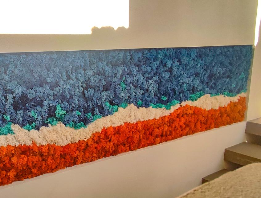 Pannello Moss in Flat Work  - Soluzione personalizzabile per eventi e interior designer
