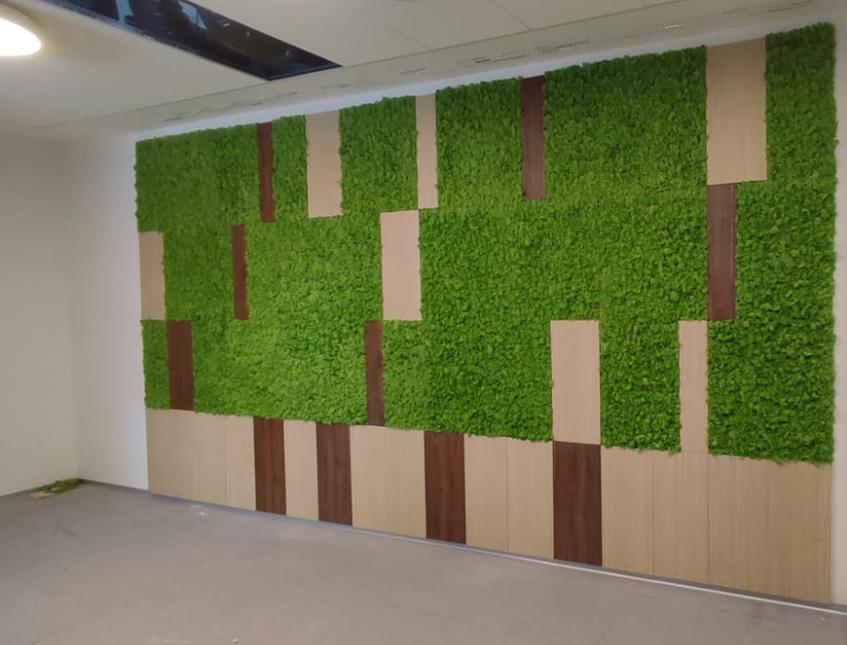 Pannello Moss in Flat Work  - Soluzione personalizzabile per eventi e interior designer