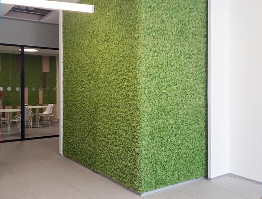Pannello Moss in Flat Work  - Soluzione personalizzabile per eventi e interior designer