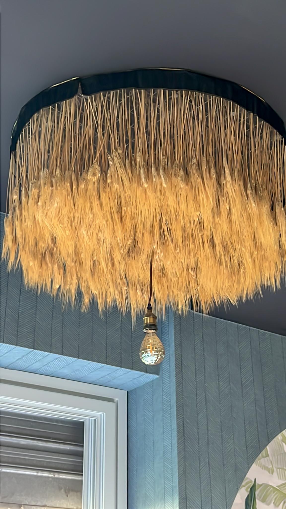 Soffitto Spighe di grano preservate a metro quadrato per Ristoranti, Hotels e Resort
