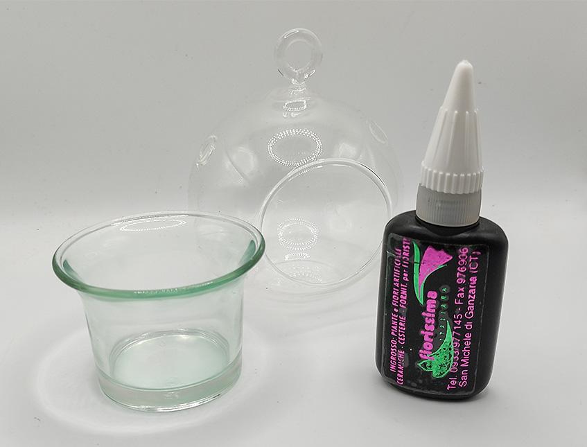 Colla rapida UV per vetro  - Sconti per Fioristi e Aziende - Flacone da 50 Ml.