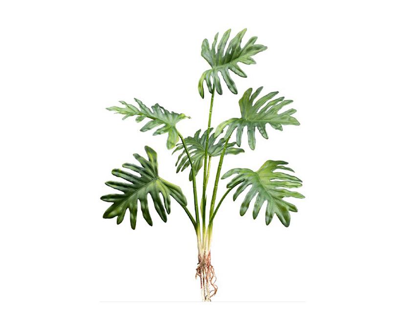 Monstera H 65 con 7 fogliei- Sconti per Fioristi e Aziende . - Artificiale
