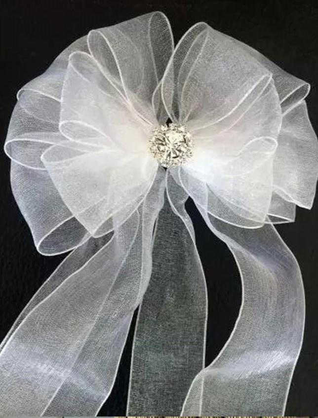 Nastro Organza H 42 mm.  - Sconti per Fioristi e Aziende - Rotolo mt. 50 tinta unita