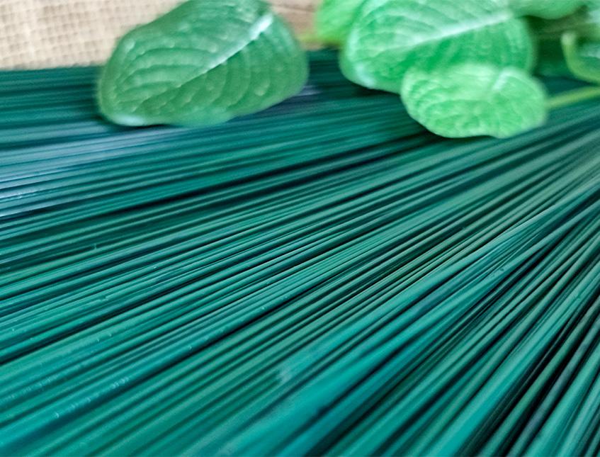 Ferro smaltato verde H 37  - Sconti per Fioristi e Aziende - Confezione da kg. 2,5