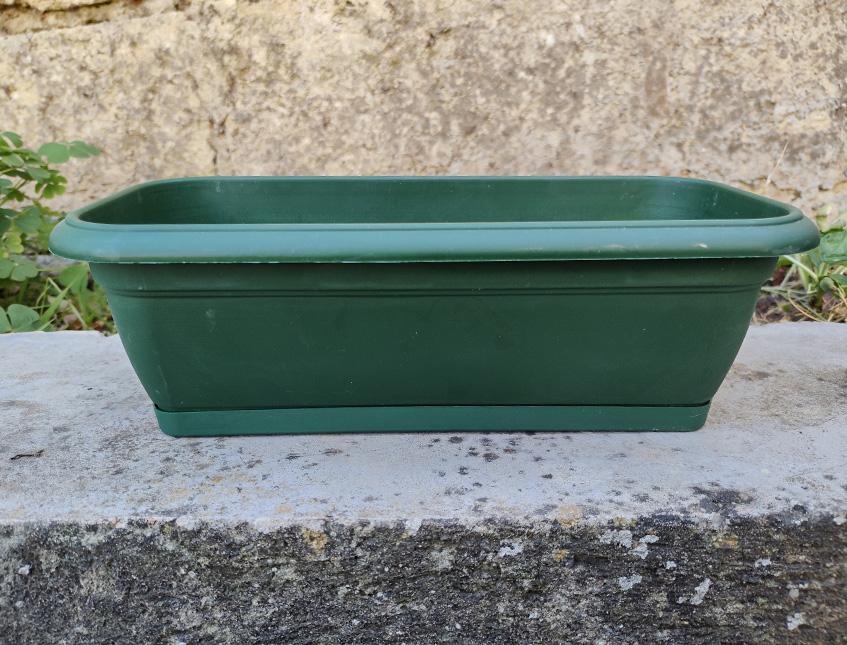 Vaschetta cm. 25 x 12 H 9  - Sconti per Fioristi e Aziende - portaspugna con sotto vaschetta ad innesto