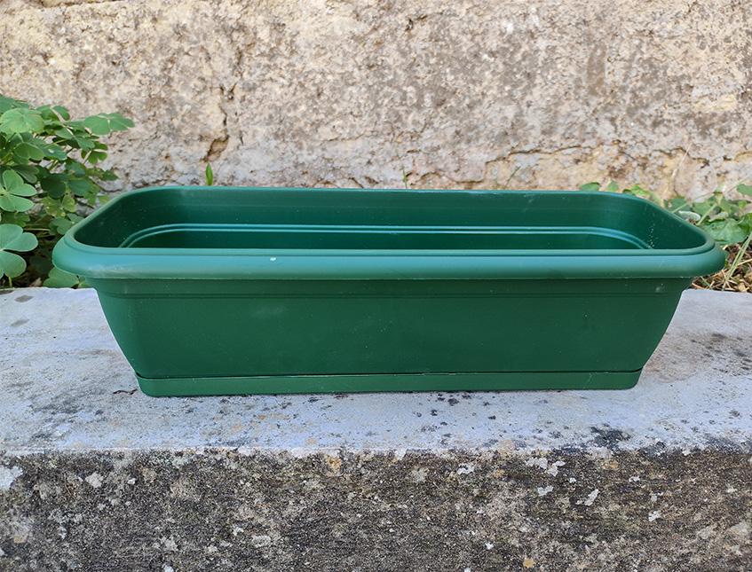 Vaschetta cm. 30 x 12 H 9 - Sconti per Fioristi e Aziende - Portaspugna con sotto vaschetta ad innesto