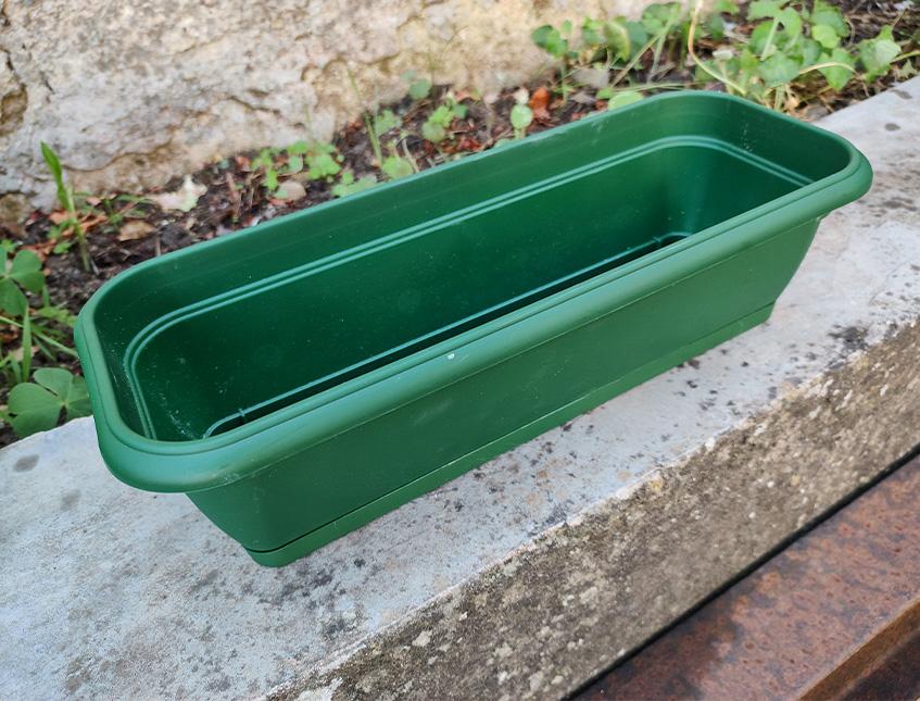 Vaschetta cm. 30 x 12 H 9 - Sconti per Fioristi e Aziende - Portaspugna con sotto vaschetta ad innesto