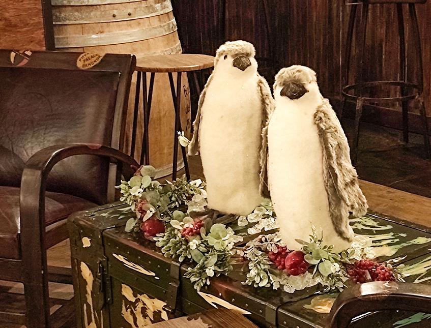 Pinguini H 40 in pellicia - Sconti per Fioristi e Aziende - sintetica