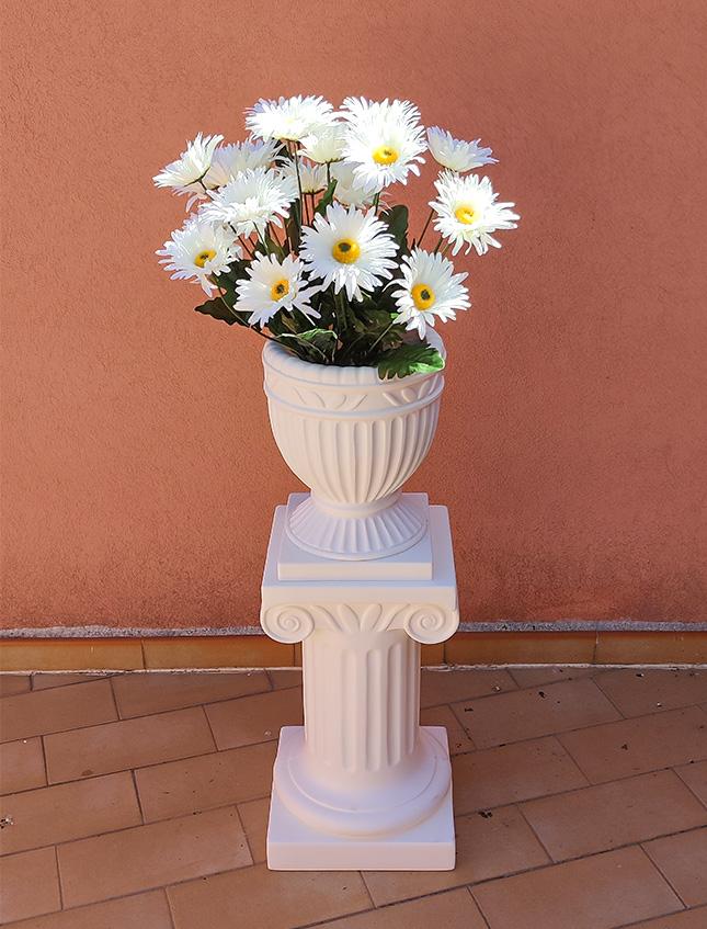 Gerbera Artificiale Bush x 8 in poliester - Sconti per Fioristi e Aziende - in poliestere