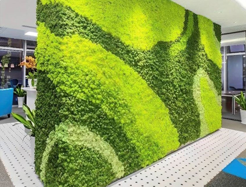 Pannello Moss in Head Work - Soluzione personalizzabile - per eventi e interior designer