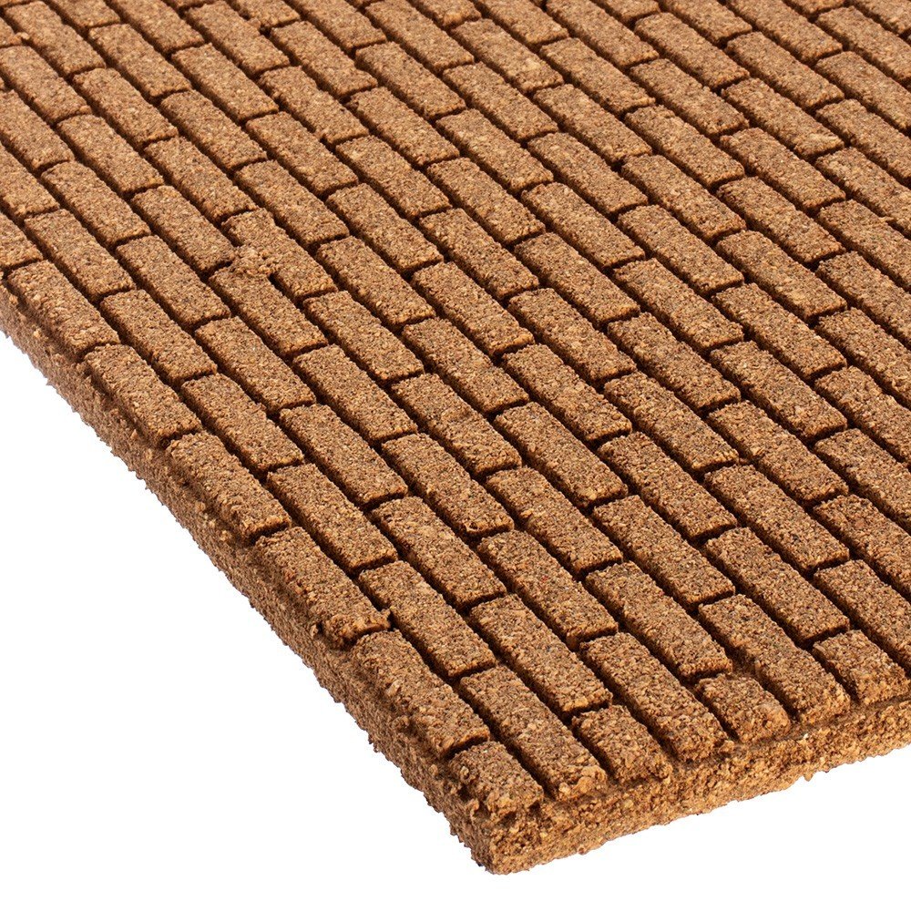 Pannello sughero mattoni - Sconto per Fioristi e Aziende . - 4 pezzi 10x25 Per Presepe