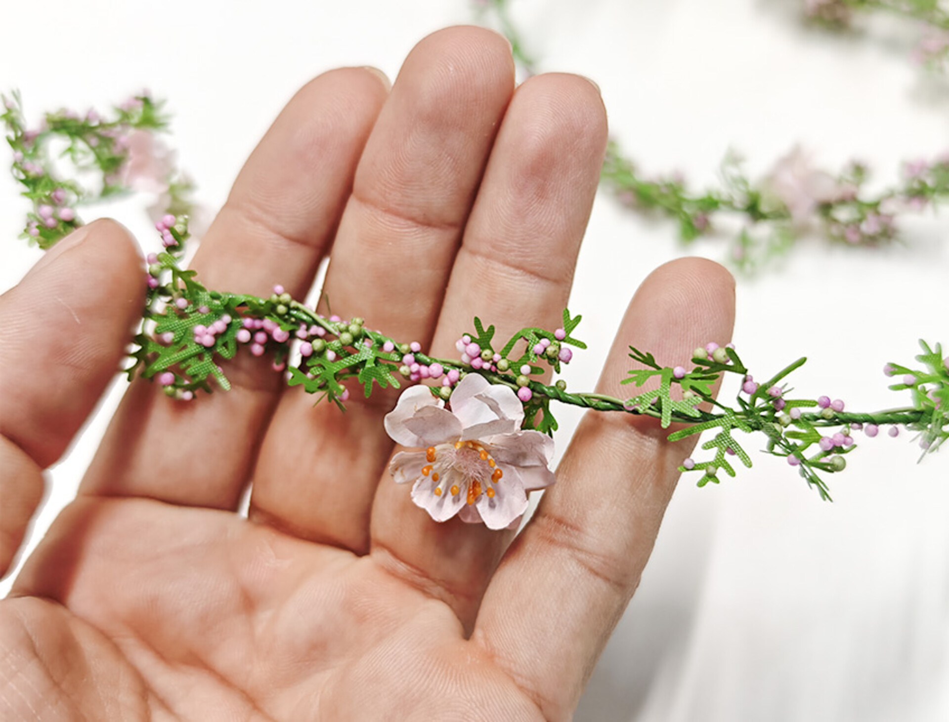 Cherry blossom - Ghirlanda di pesco mt. 1.8 - Sconti per Fioristi e Aziende