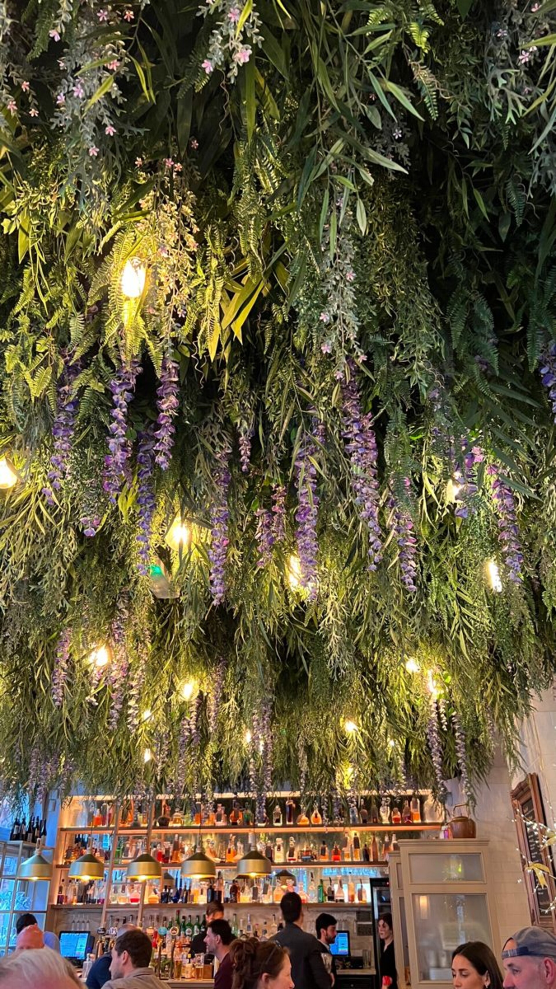 Soffitto Fiorito con Pendenti Artificiali - Sconto per Fioristi e Aziende - Per esterno ed interno