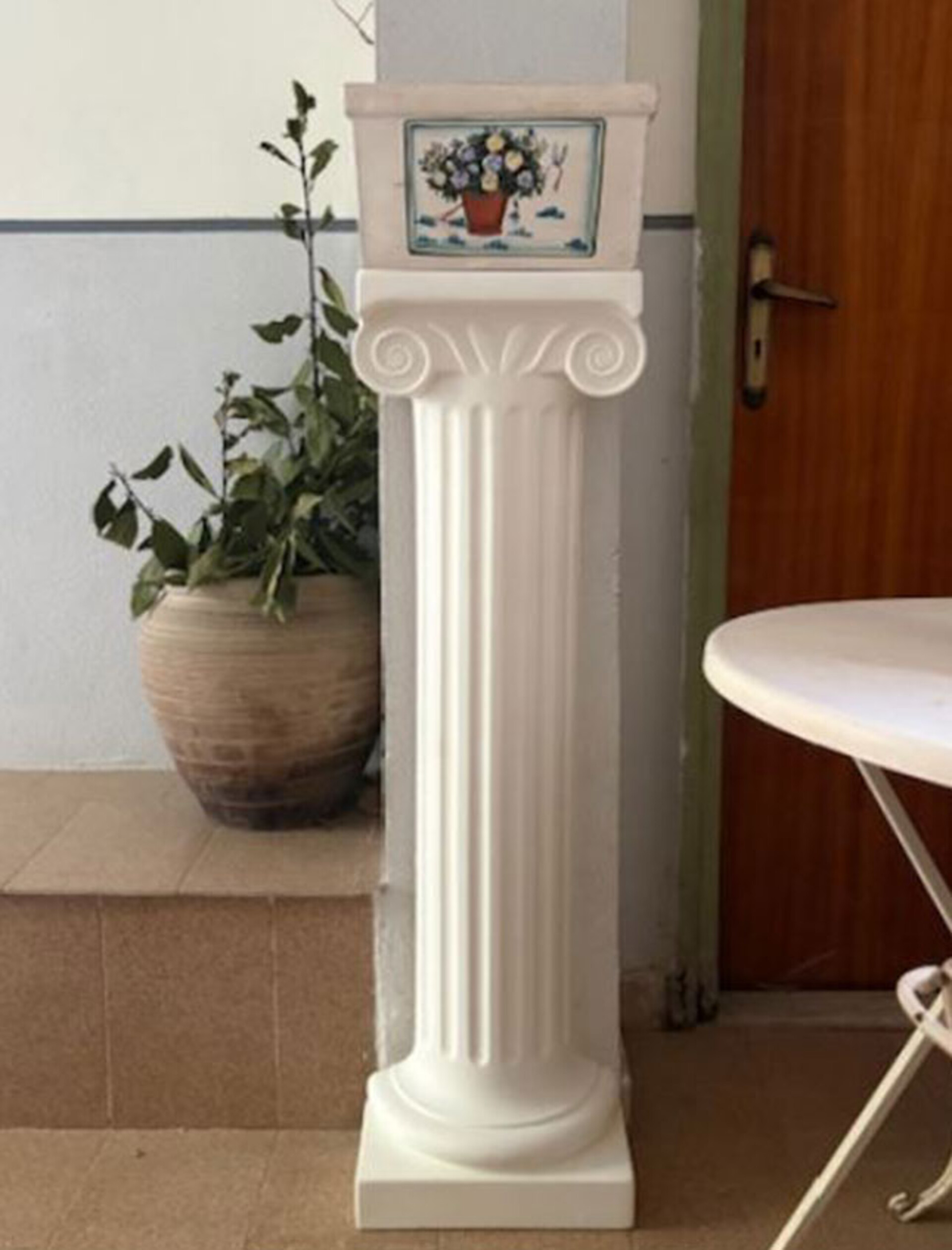 Colonne Romane Murali x 2 - Sconti per Fioristi e Aziende - in Plastica H 50/70/100