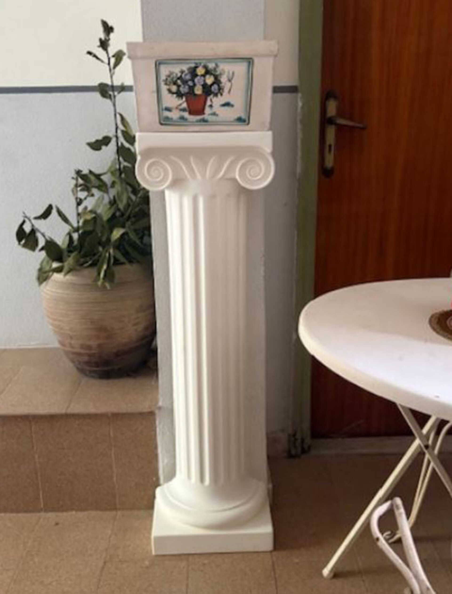 Colonne Romane Murali x 2 - Sconti per Fioristi e Aziende - in Plastica H 50/70/100